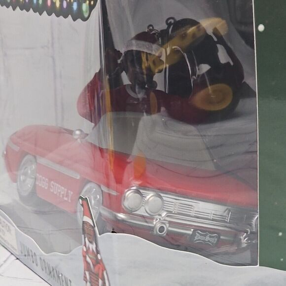 Snoop Dogg Snoop On The Stoop Red Car Convertible Jumbo Christmas Ornament NIB - Picture 3 of 5